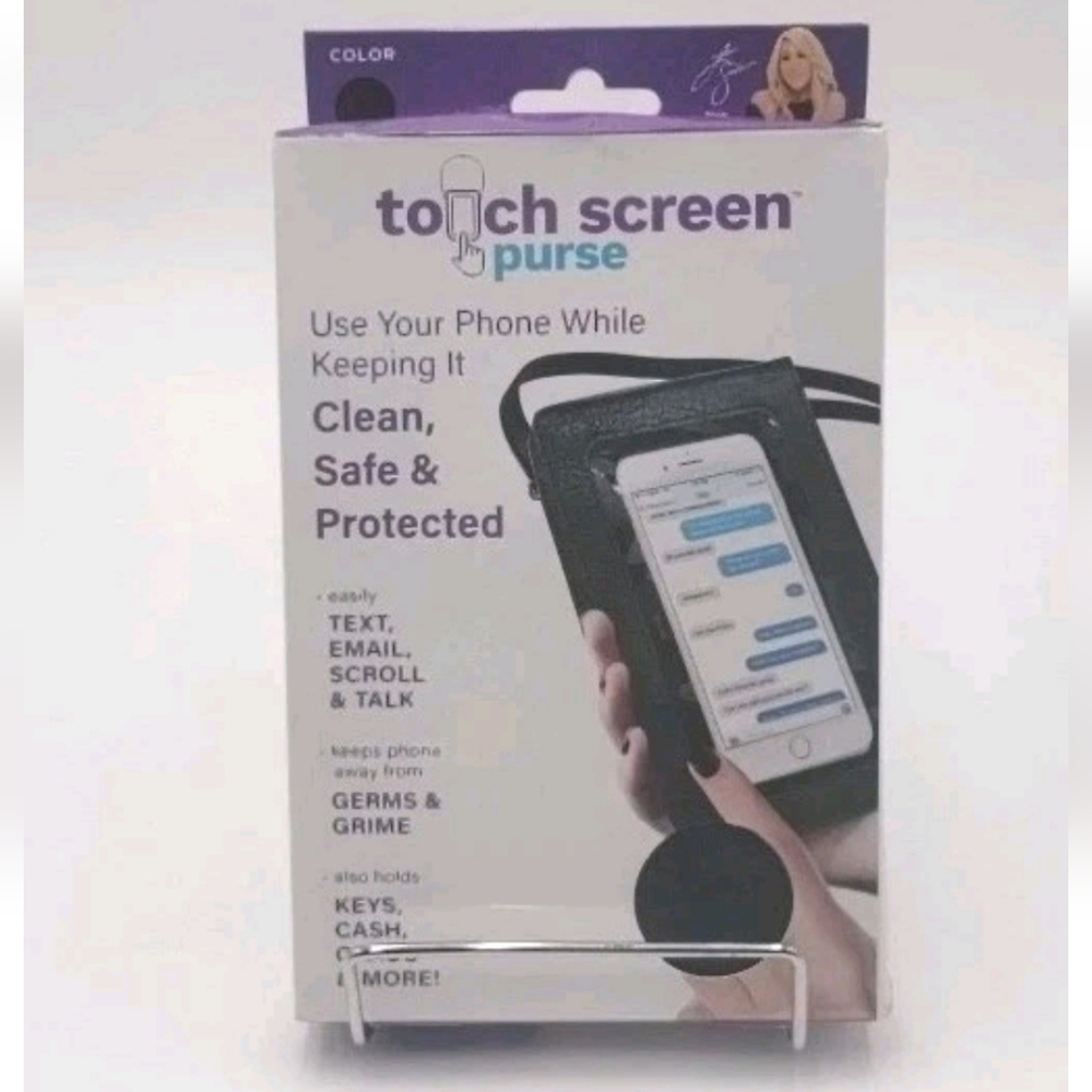 Touch Screen Cell Phone Crossbody Purse, Keep Your Phone Clean Safe & Protected.